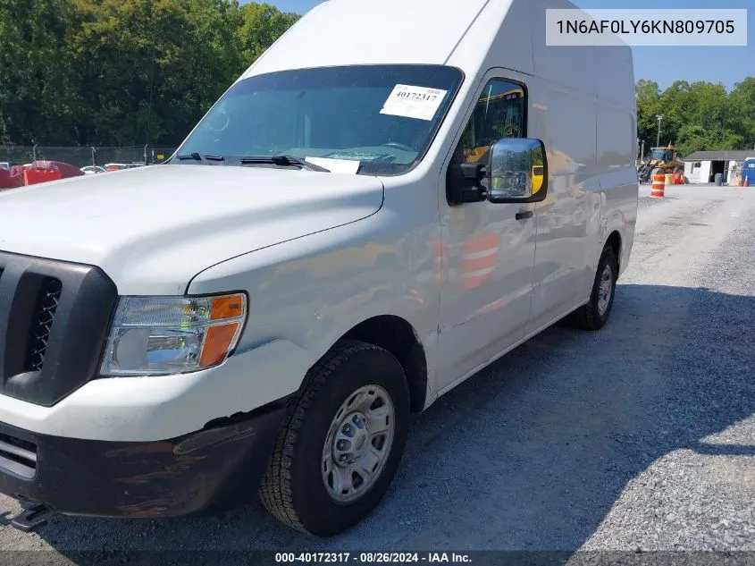 2019 Nissan Nv Cargo Nv2500 Hd Sv V8 VIN: 1N6AF0LY6KN809705 Lot: 40172317