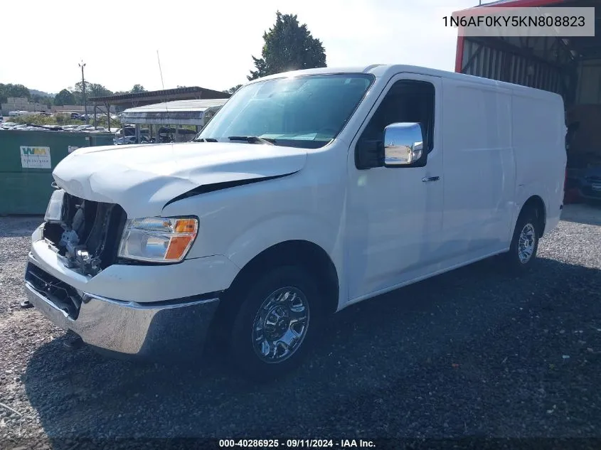 2019 Nissan Nv Cargo Nv3500 Hd Sl V8 VIN: 1N6AF0KY5KN808823 Lot: 40286925