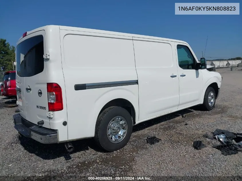 2019 Nissan Nv Cargo Nv3500 Hd Sl V8 VIN: 1N6AF0KY5KN808823 Lot: 40286925