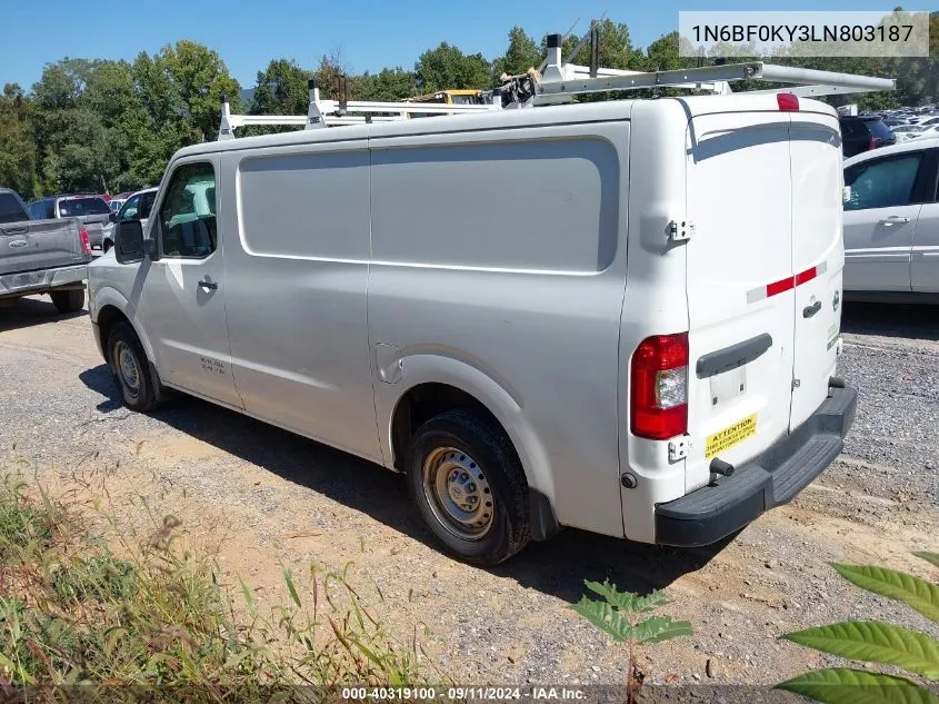 1N6BF0KY3LN803187 2020 Nissan Nv 2500 S/2500 Sv