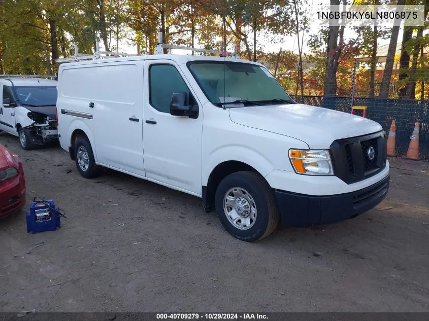 2020 Nissan Nv Cargo Nv2500 Hd Sv Standard Roof V6 VIN: 1N6BF0KY6LN806875 Lot: 40709279