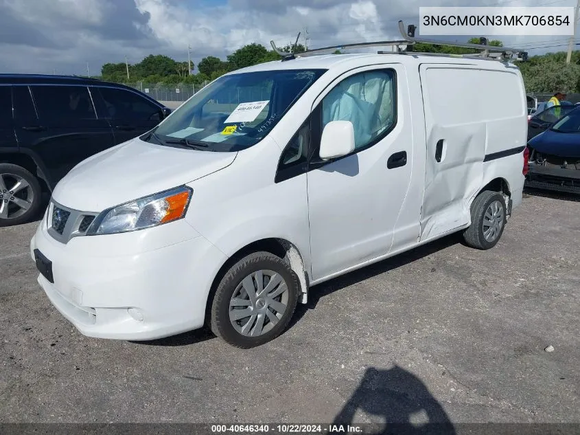 2021 Nissan Nv200 Compact Cargo Sv Xtronic Cvt VIN: 3N6CM0KN3MK706854 Lot: 40646340