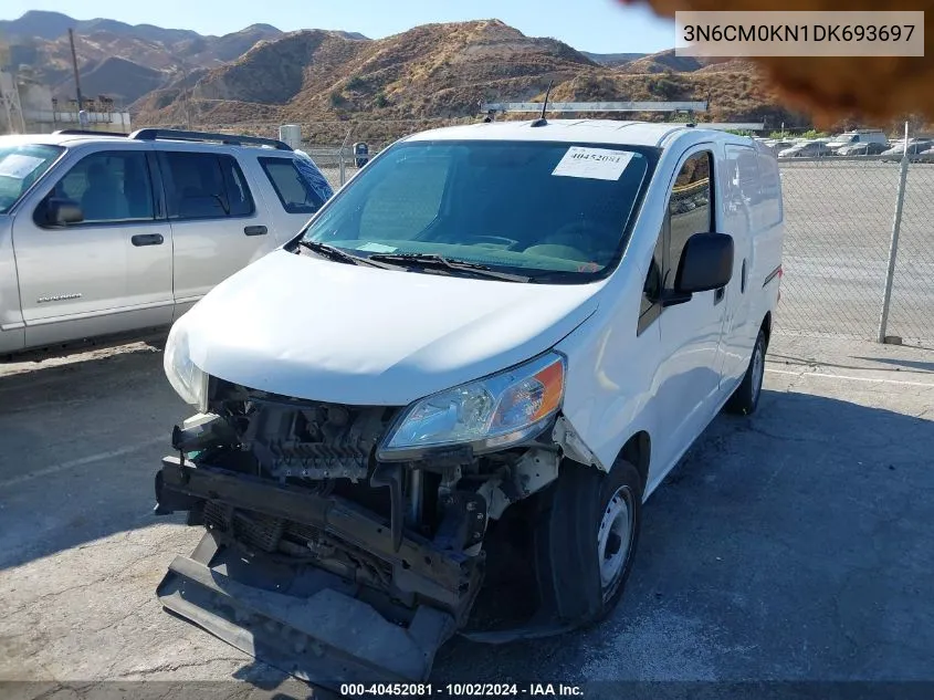 2013 Nissan Nv200 Sv VIN: 3N6CM0KN1DK693697 Lot: 40452081