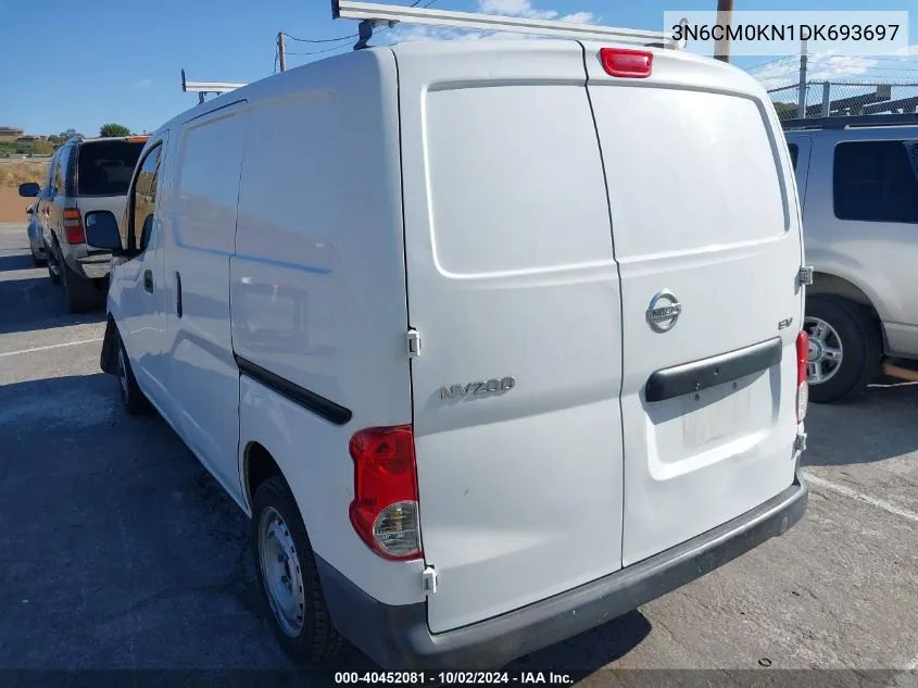 2013 Nissan Nv200 Sv VIN: 3N6CM0KN1DK693697 Lot: 40452081