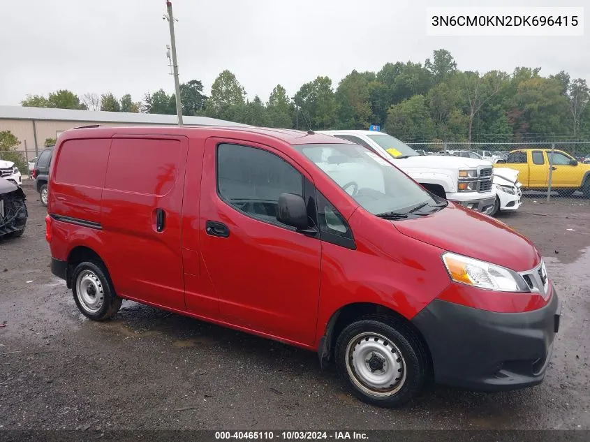 2013 Nissan Nv200 S VIN: 3N6CM0KN2DK696415 Lot: 40465110