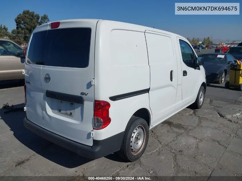 2013 Nissan Nv200 Sv VIN: 3N6CM0KN7DK694675 Lot: 40468250