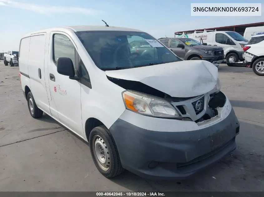 2013 Nissan Nv200 S VIN: 3N6CM0KN0DK693724 Lot: 40642045