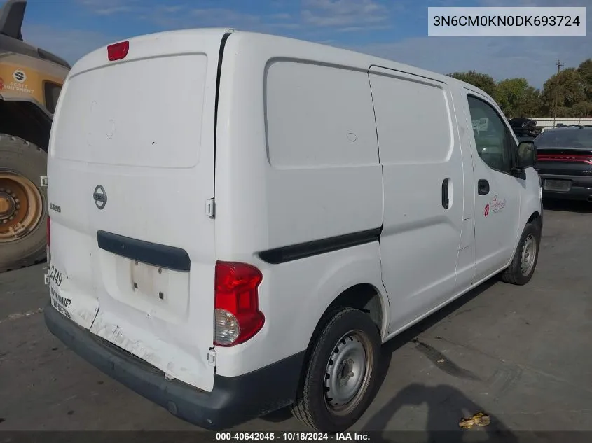 2013 Nissan Nv200 S VIN: 3N6CM0KN0DK693724 Lot: 40642045