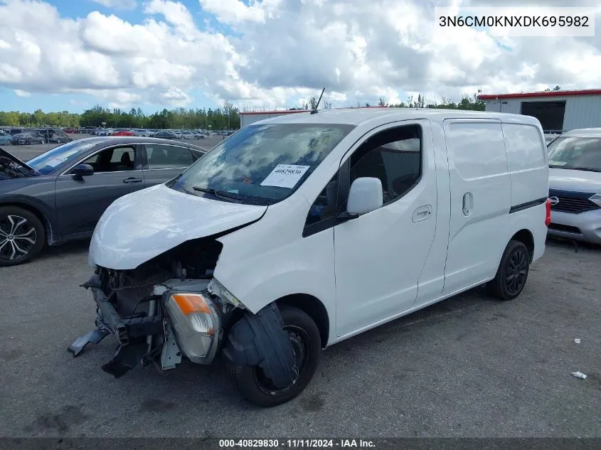 2013 Nissan Nv200 Sv VIN: 3N6CM0KNXDK695982 Lot: 40829830