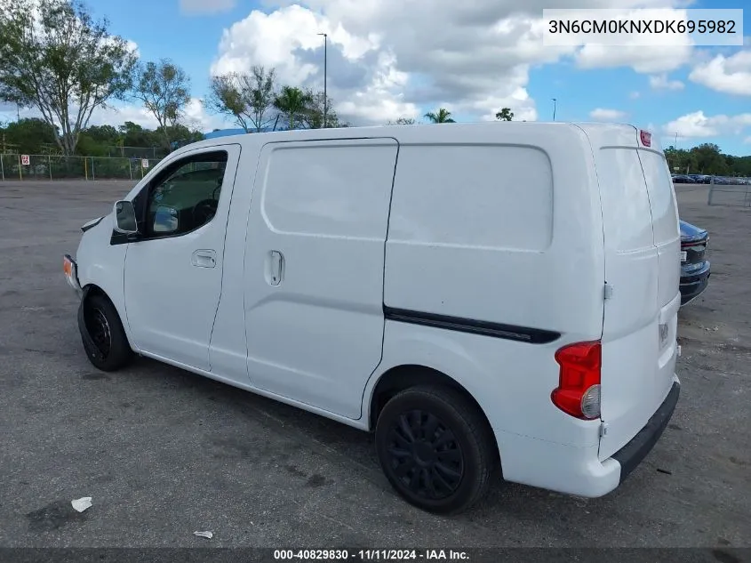 2013 Nissan Nv200 Sv VIN: 3N6CM0KNXDK695982 Lot: 40829830