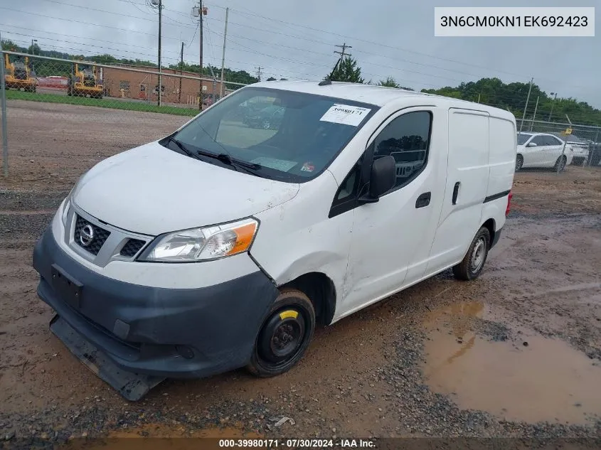 2014 Nissan Nv200 Sv VIN: 3N6CM0KN1EK692423 Lot: 39980171