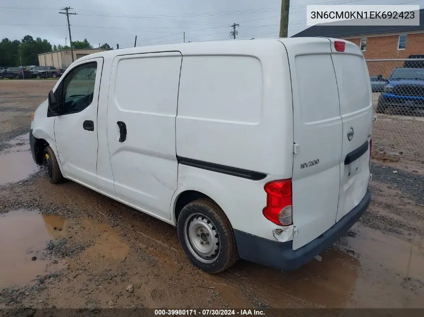 2014 Nissan Nv200 Sv VIN: 3N6CM0KN1EK692423 Lot: 39980171