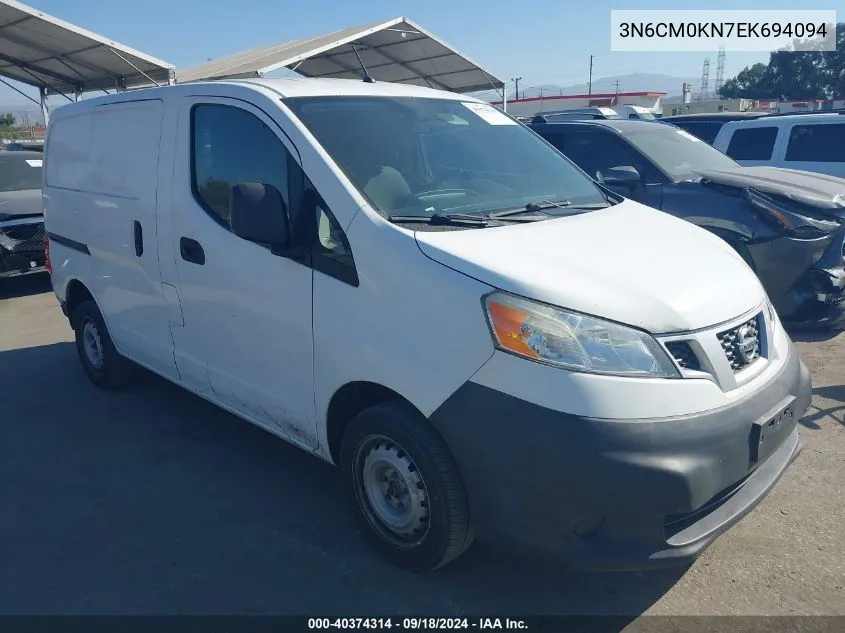 2014 Nissan Nv200 S VIN: 3N6CM0KN7EK694094 Lot: 40374314