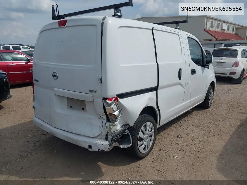 2014 Nissan Nv200 2.5S/2.5Sv VIN: 3N6CM0KN9EK695554 Lot: 40398122