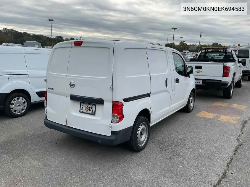 2014 Nissan Nv200 2.5S/2.5Sv VIN: 3N6CM0KN0EK694583 Lot: 40793907