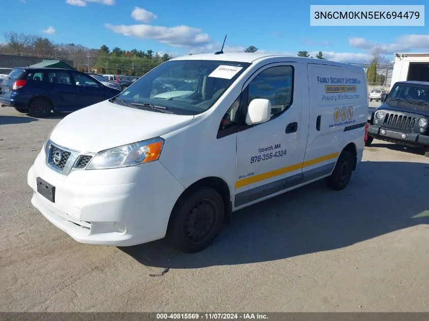 2014 Nissan Nv200 Sv VIN: 3N6CM0KN5EK694479 Lot: 40815569