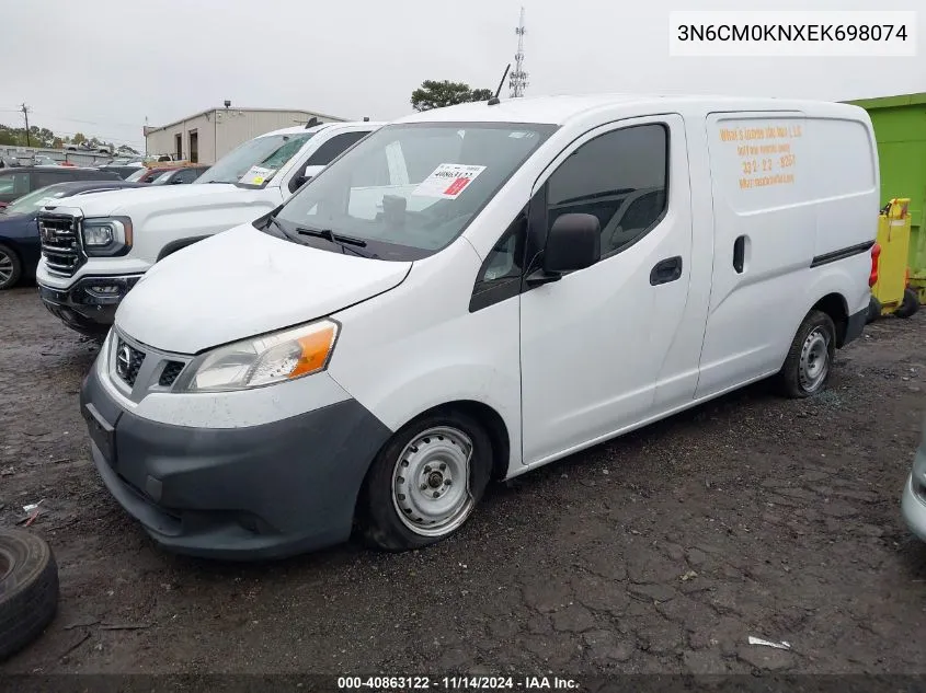 2014 Nissan Nv200 S/Sv VIN: 3N6CM0KNXEK698074 Lot: 40863122