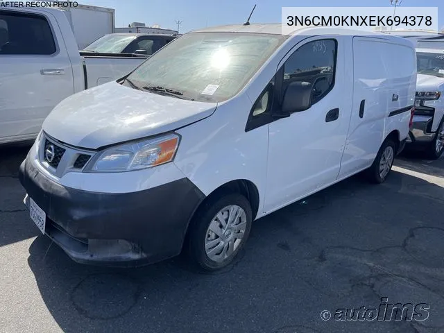 2014 Nissan Nv200 2.5S/2.5Sv VIN: 3N6CM0KNXEK694378 Lot: 40868986