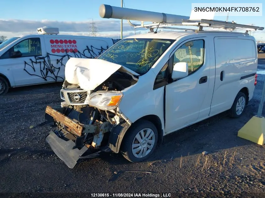 2015 Nissan Nv200 VIN: 3N6CM0KN4FK708762 Lot: 12130615