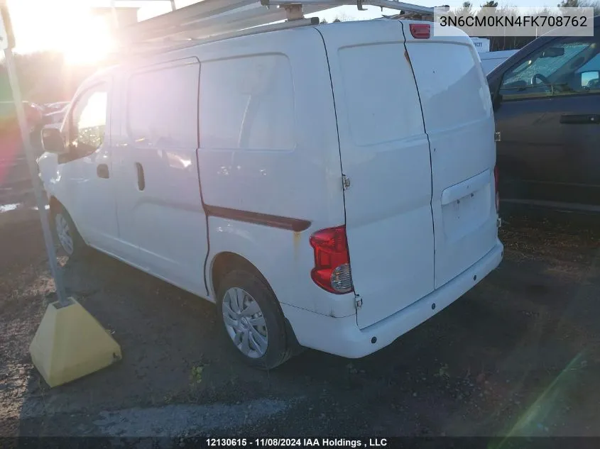 2015 Nissan Nv200 VIN: 3N6CM0KN4FK708762 Lot: 12130615