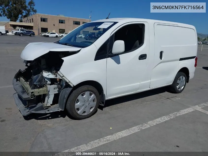 2015 Nissan Nv200 Sv VIN: 3N6CM0KN7FK716564 Lot: 39446631