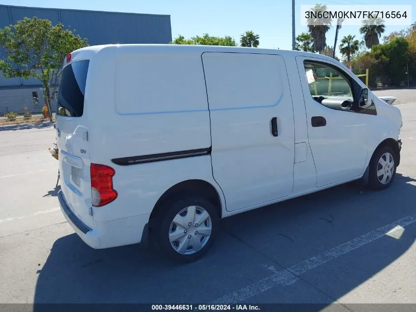 2015 Nissan Nv200 Sv VIN: 3N6CM0KN7FK716564 Lot: 39446631