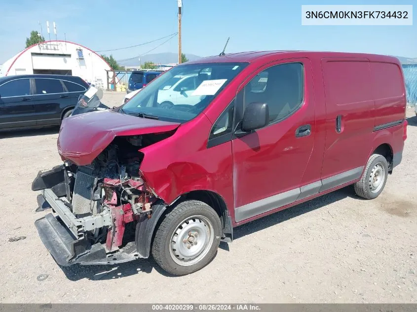 2015 Nissan Nv200 Sv VIN: 3N6CM0KN3FK734432 Lot: 40200299