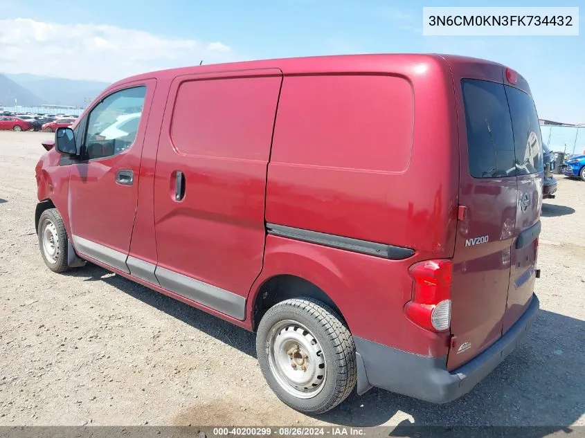 2015 Nissan Nv200 Sv VIN: 3N6CM0KN3FK734432 Lot: 40200299