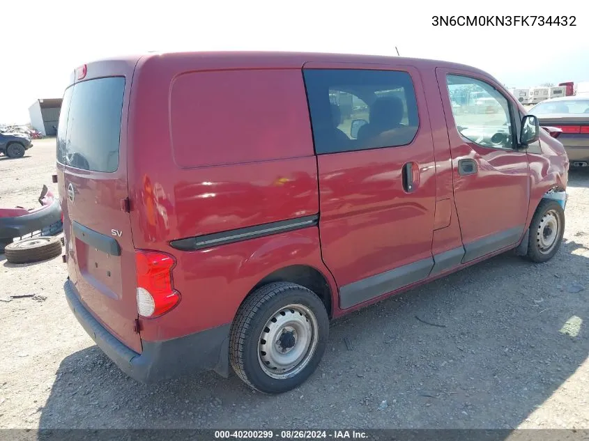 2015 Nissan Nv200 Sv VIN: 3N6CM0KN3FK734432 Lot: 40200299