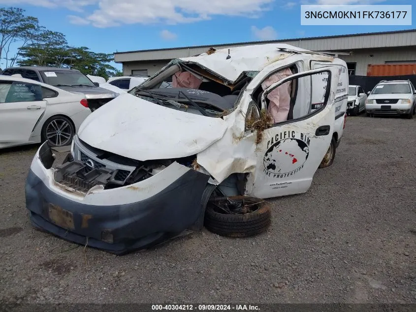 2015 Nissan Nv200 S VIN: 3N6CM0KN1FK736177 Lot: 40304212