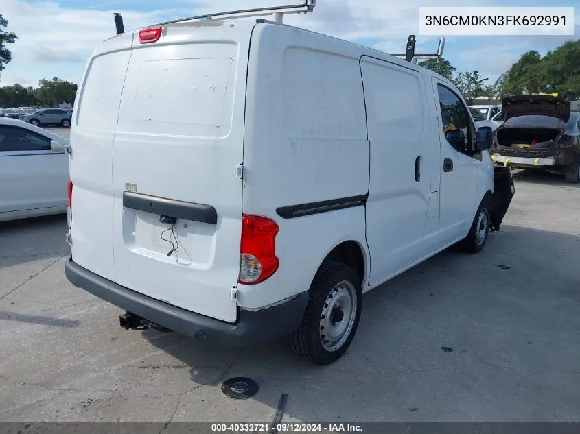 2015 Nissan Nv200 2.5S/2.5Sv VIN: 3N6CM0KN3FK692991 Lot: 40332721