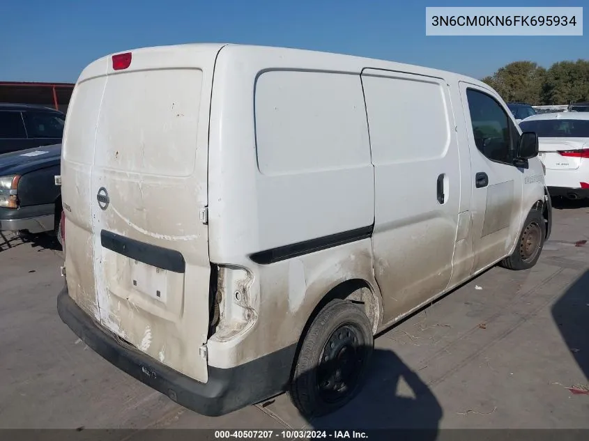 2015 Nissan Nv200 S VIN: 3N6CM0KN6FK695934 Lot: 40507207