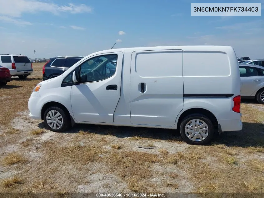 2015 Nissan Nv200 Sv VIN: 3N6CM0KN7FK734403 Lot: 40526546