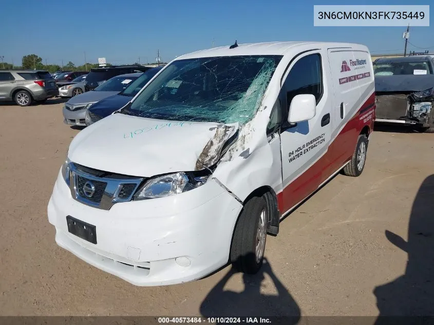 2015 Nissan Nv200 Sv VIN: 3N6CM0KN3FK735449 Lot: 40573484