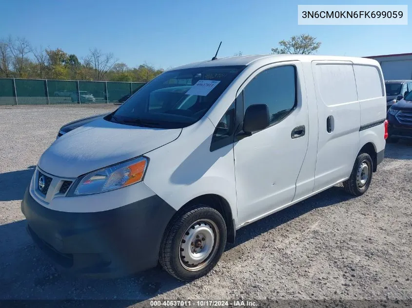 2015 Nissan Nv200 S VIN: 3N6CM0KN6FK699059 Lot: 40637011