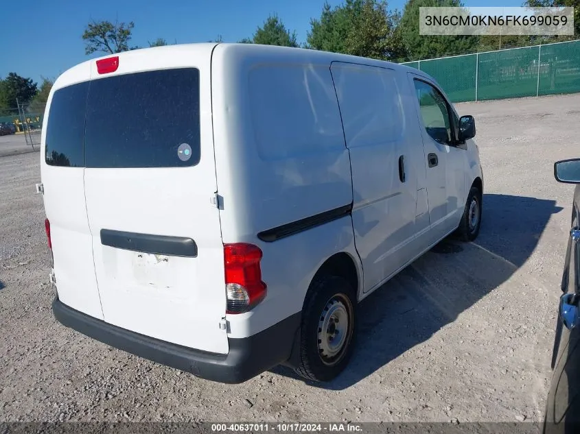 2015 Nissan Nv200 S VIN: 3N6CM0KN6FK699059 Lot: 40637011