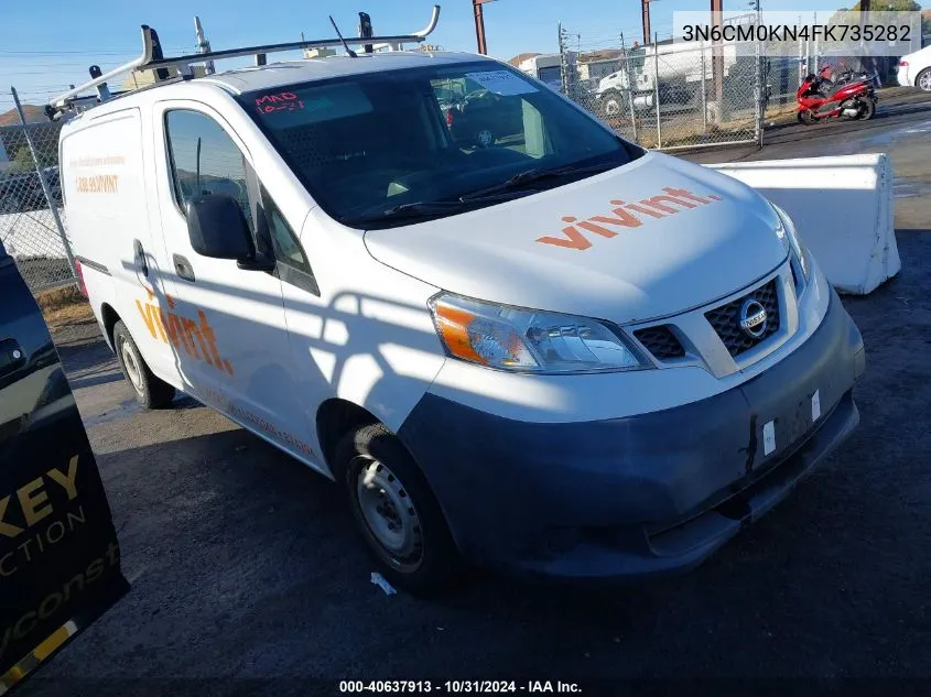 2015 Nissan Nv200 S/Sv VIN: 3N6CM0KN4FK735282 Lot: 40637913