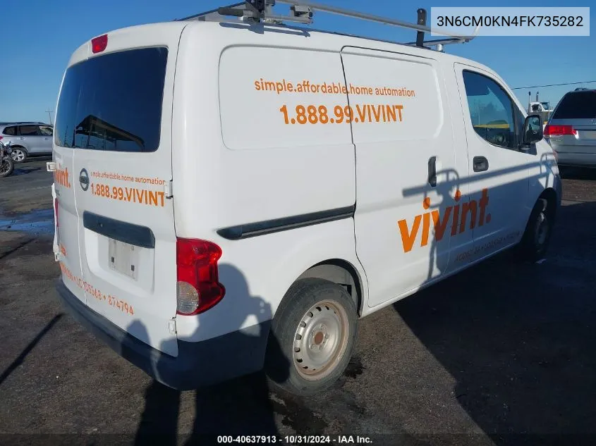 2015 Nissan Nv200 S/Sv VIN: 3N6CM0KN4FK735282 Lot: 40637913