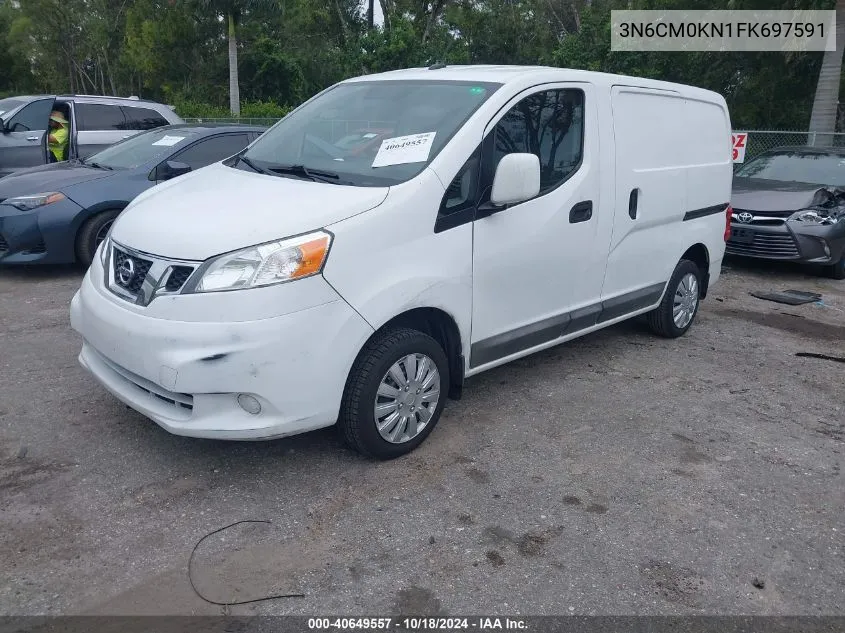 2015 Nissan Nv200 Sv VIN: 3N6CM0KN1FK697591 Lot: 40649557