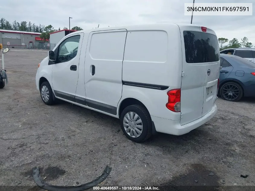 2015 Nissan Nv200 Sv VIN: 3N6CM0KN1FK697591 Lot: 40649557