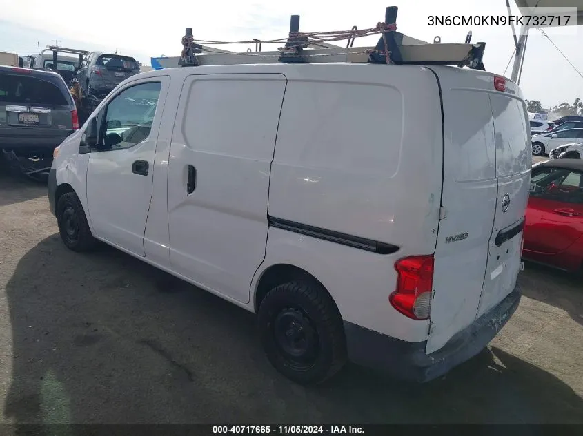 2015 Nissan Nv200 S VIN: 3N6CM0KN9FK732717 Lot: 40717665