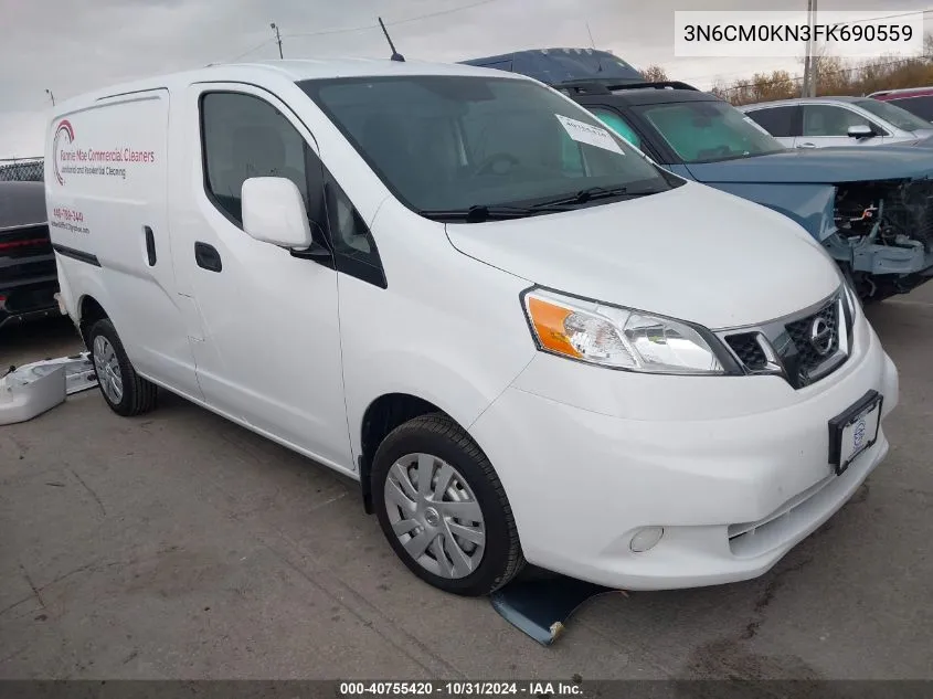 2015 Nissan Nv200 Sv VIN: 3N6CM0KN3FK690559 Lot: 40755420