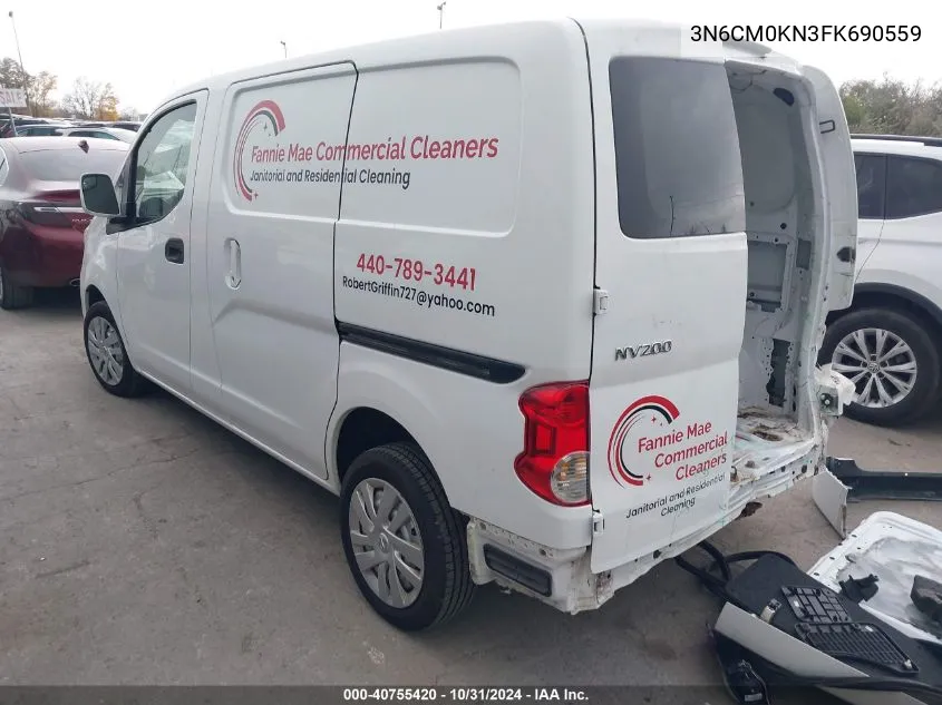 3N6CM0KN3FK690559 2015 Nissan Nv200 Sv