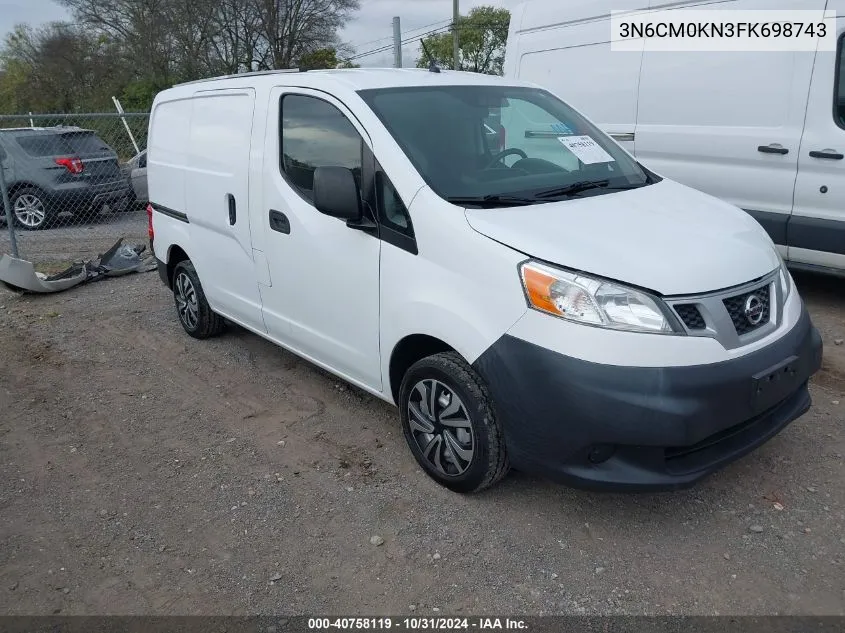 2015 Nissan Nv200 Sv VIN: 3N6CM0KN3FK698743 Lot: 40758119