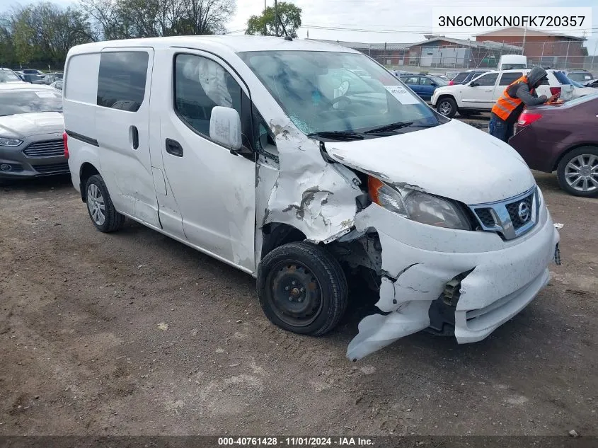 2015 Nissan Nv200 Sv VIN: 3N6CM0KN0FK720357 Lot: 40761428