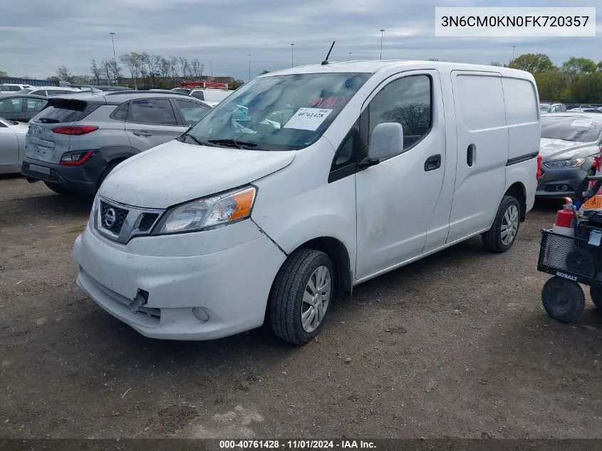 2015 Nissan Nv200 Sv VIN: 3N6CM0KN0FK720357 Lot: 40761428