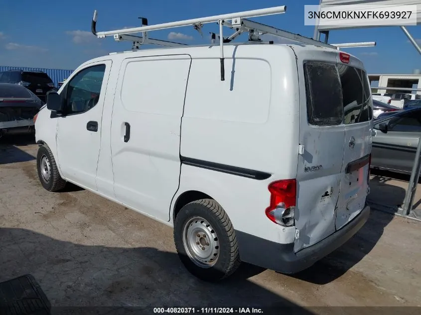 2015 Nissan Nv200 S VIN: 3N6CM0KNXFK693927 Lot: 40820371