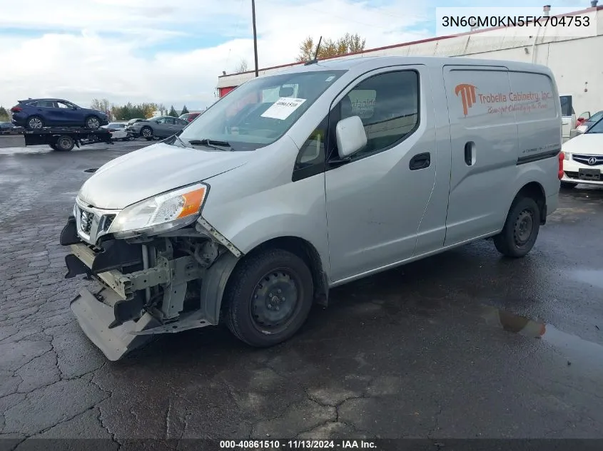 2015 Nissan Nv200 Sv VIN: 3N6CM0KN5FK704753 Lot: 40861510