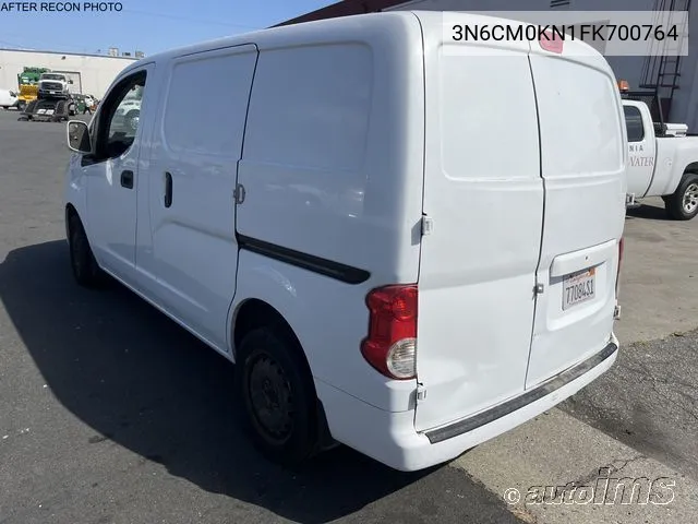 2015 Nissan Nv200 2.5S/2.5Sv VIN: 3N6CM0KN1FK700764 Lot: 40869053