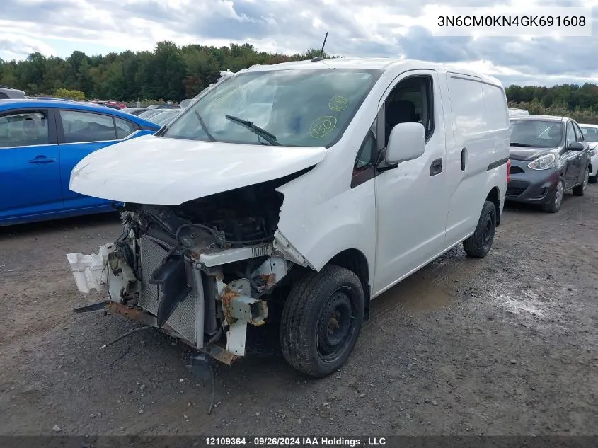 2016 Nissan Nv200 VIN: 3N6CM0KN4GK691608 Lot: 12109364